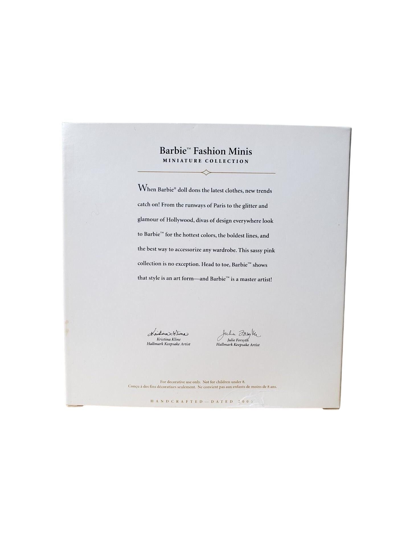 2006 Barbie Fashion Minis Hallmark Ornament (Barbie Fashion Minis) QXM3156