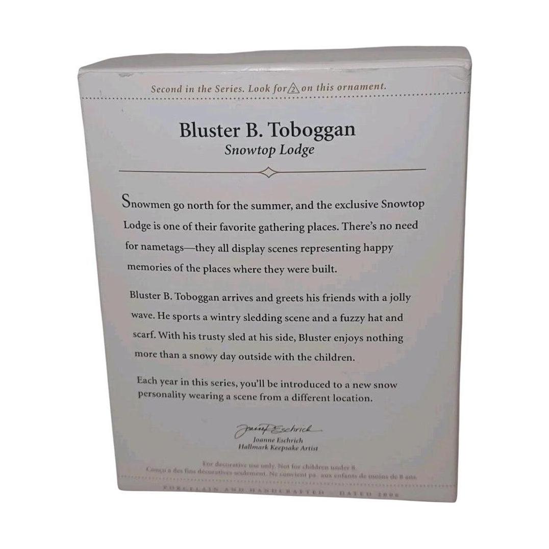 2006 Bluster B. Toboggan Hallmark Ornament (Snowtop Lodge) QX2583