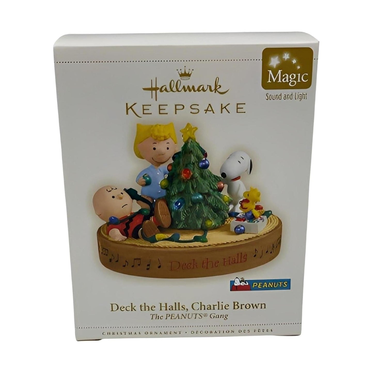 2006 Deck the Halls, Charlie Brown Hallmark Ornament (Peanuts) QXI6166