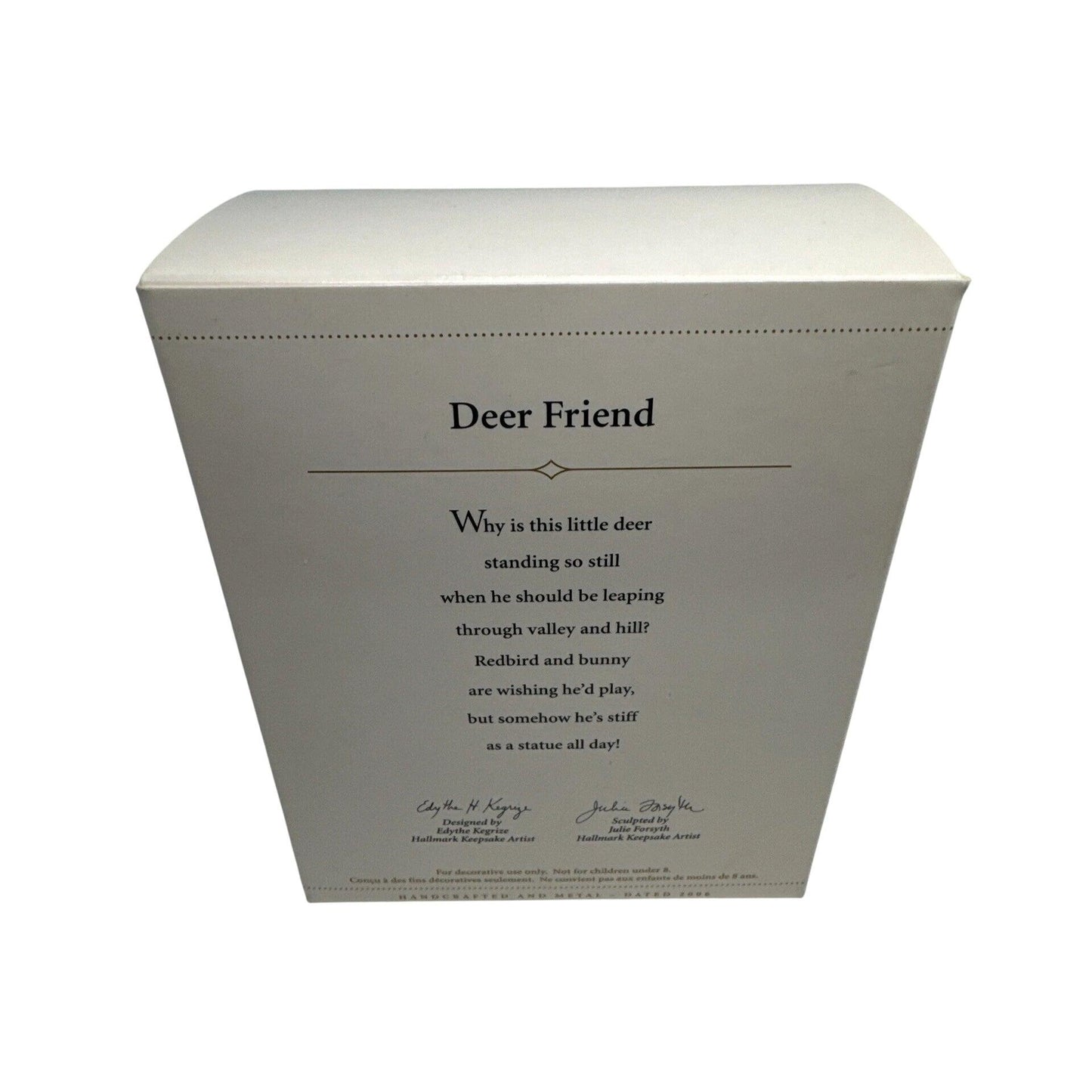 2006 Deer Friend Hallmark Ornament (Reindeer) QXG2773