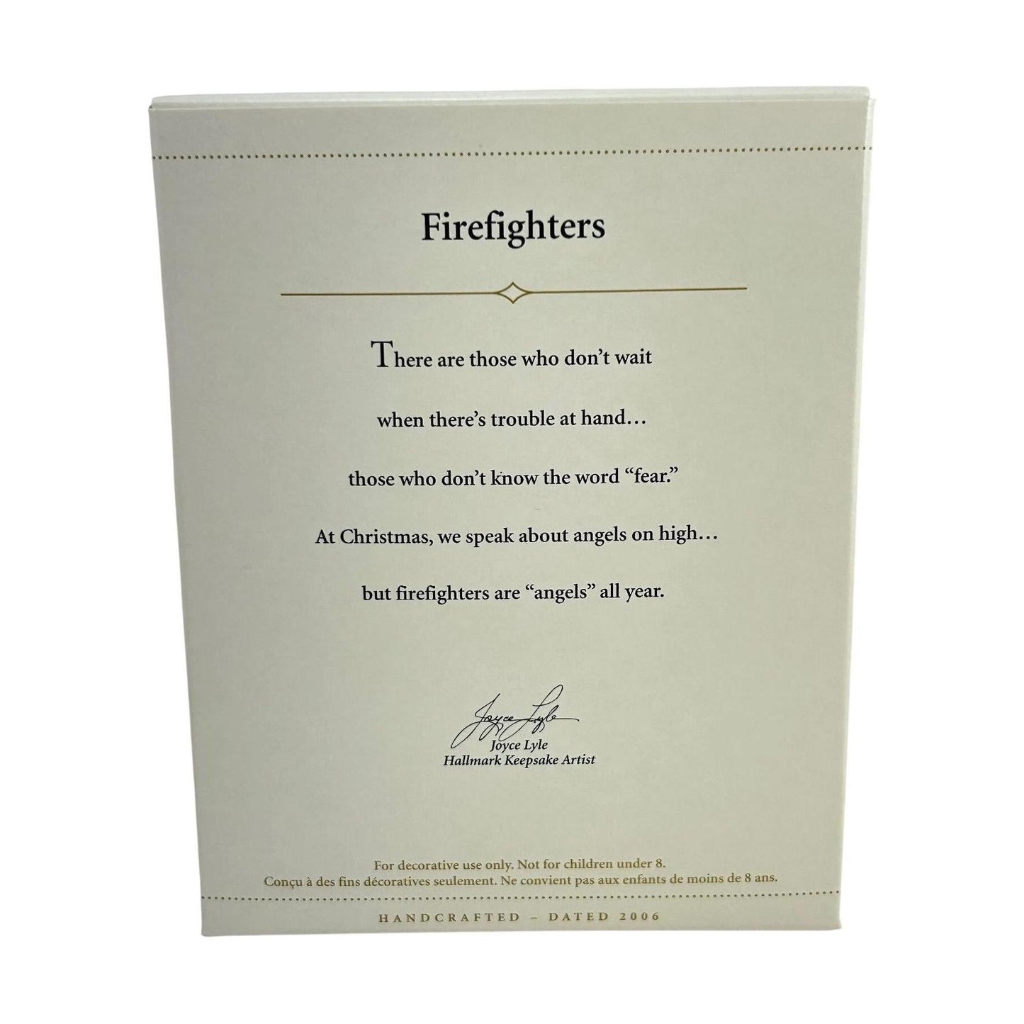 2006 Firefighter Hallmark Ornament (Firefighter) QXG2656 Image7