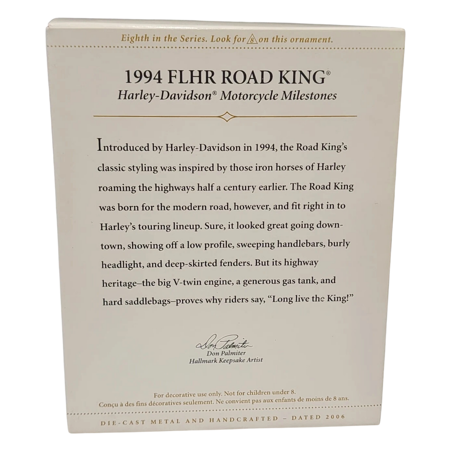 2006 Hallmark Ornament (1994) FLHR Road King Hallmark Ornament (Harley-Davidson) QX2333 Image6