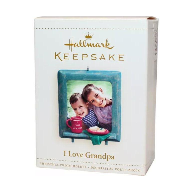 2006 I Love Grandpa Hallmark Ornament (Photo Holder) QXG3196