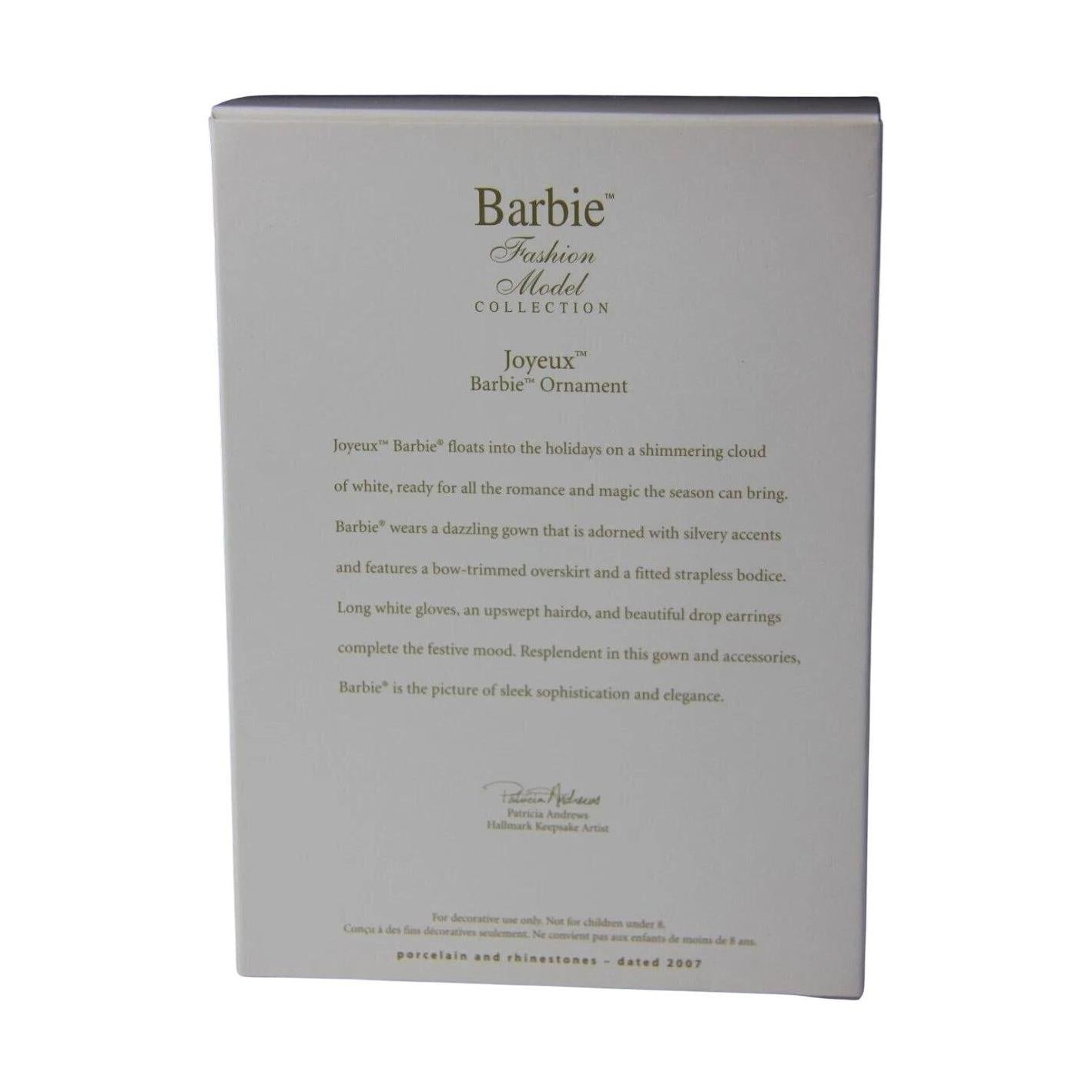 2006 Joyeux Hallmark Ornament (Barbie) QXC7008