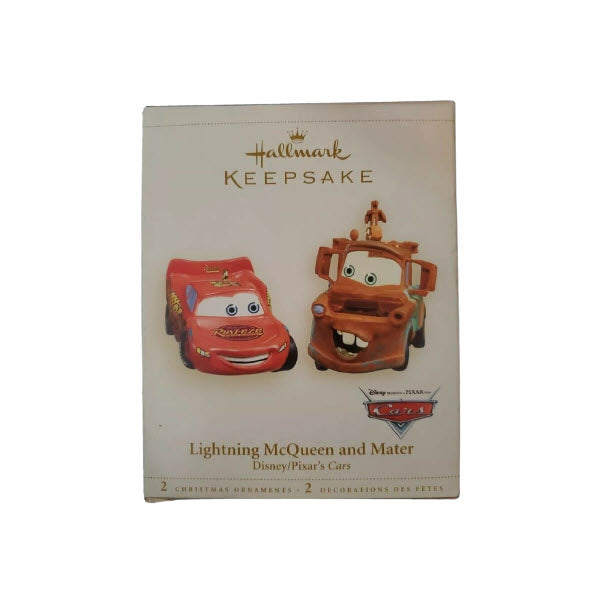 2006 Lightning McQueen and Mater Hallmark Ornament (Disney) QXD8386