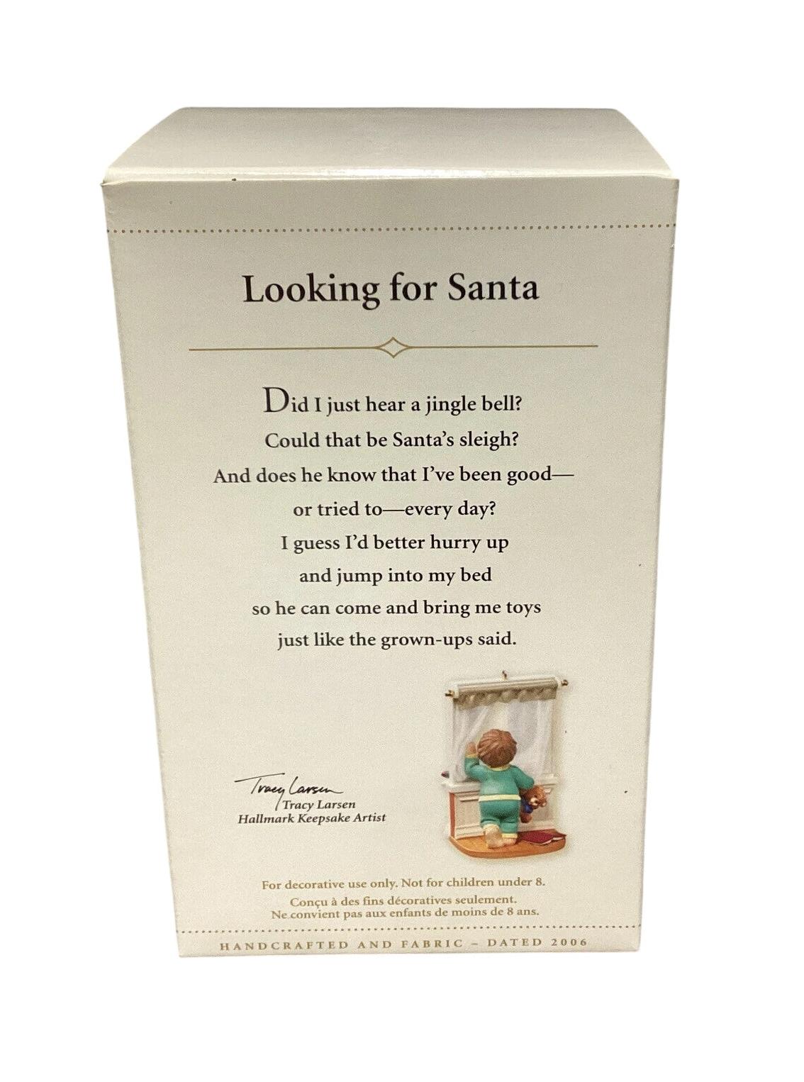 2006 Looking for Santa Hallmark Ornament (Christmas Window) QXG2783