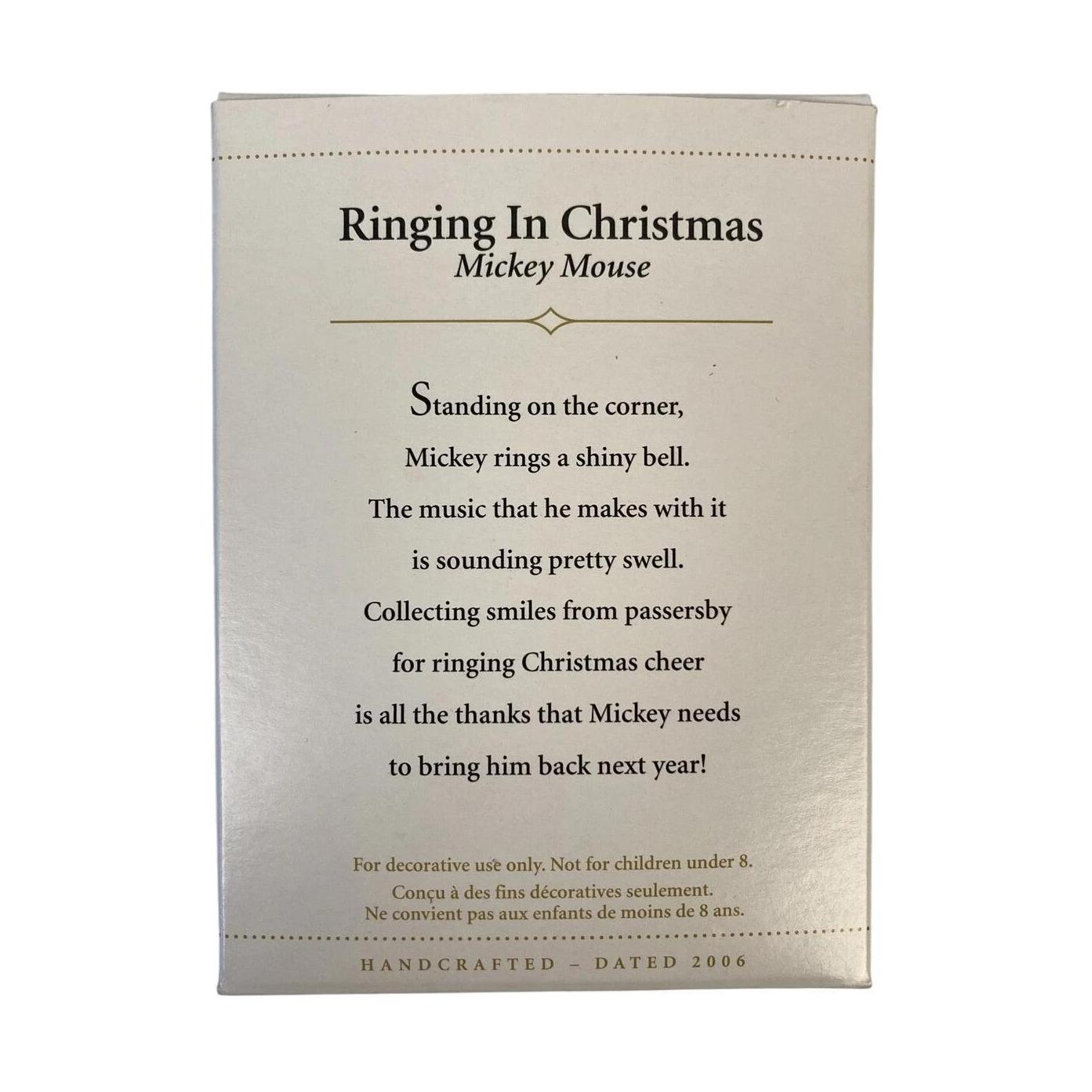 2006 Ringing In Christmas Hallmark Ornament (Mickey Mouse) QXD8303 Image7