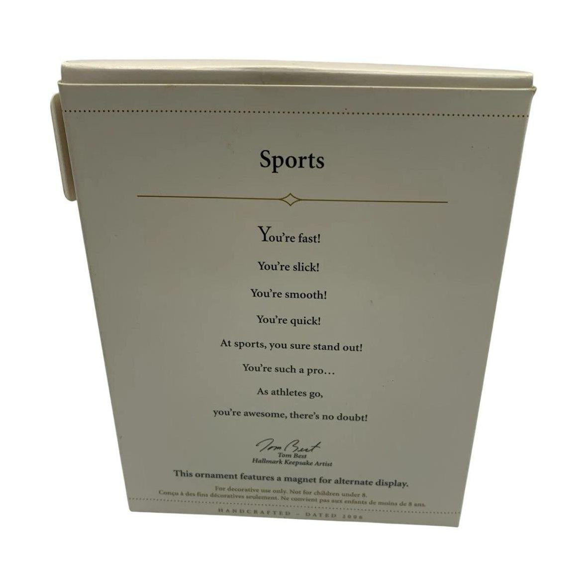 2006 Sports Hallmark Ornament (Sports & Activities) QXG3343