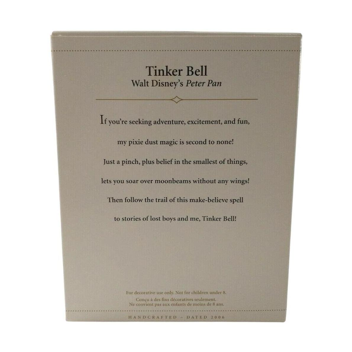 2006 Tinker Bell Hallmark Ornament (Peter Pan) QXD6373 Image6
