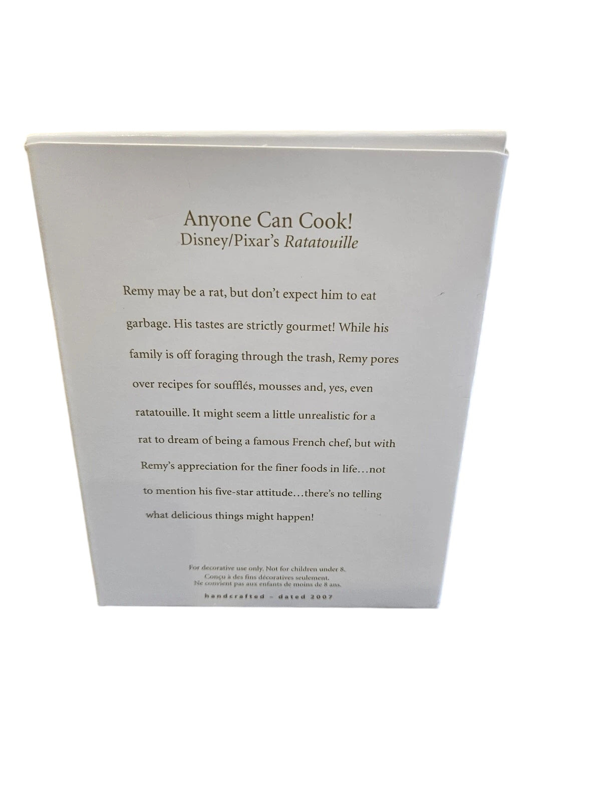 2007 Anyone Can Cook! (Ratatouille)