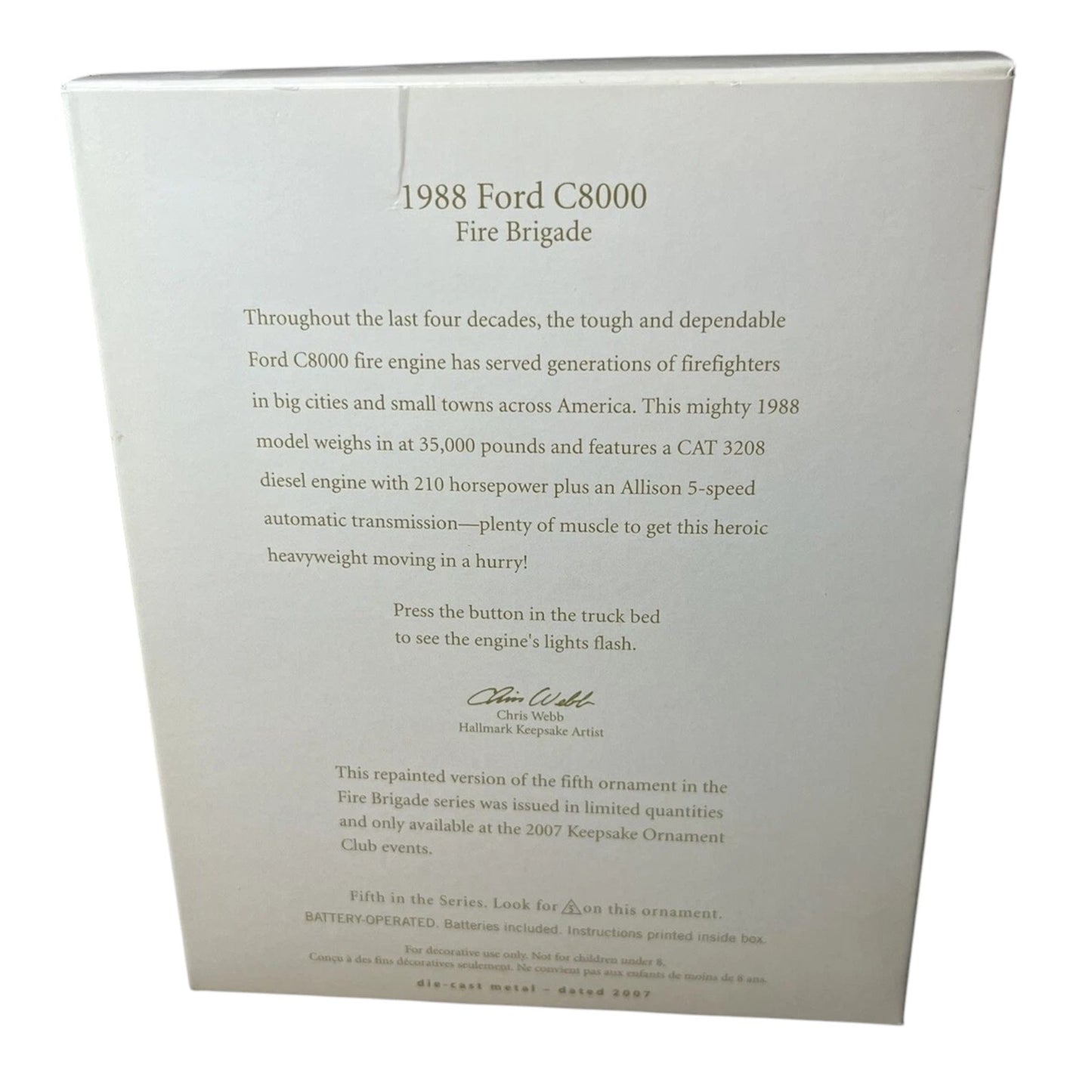 2007 (1988) Ford C8000 (Fire Brigade)