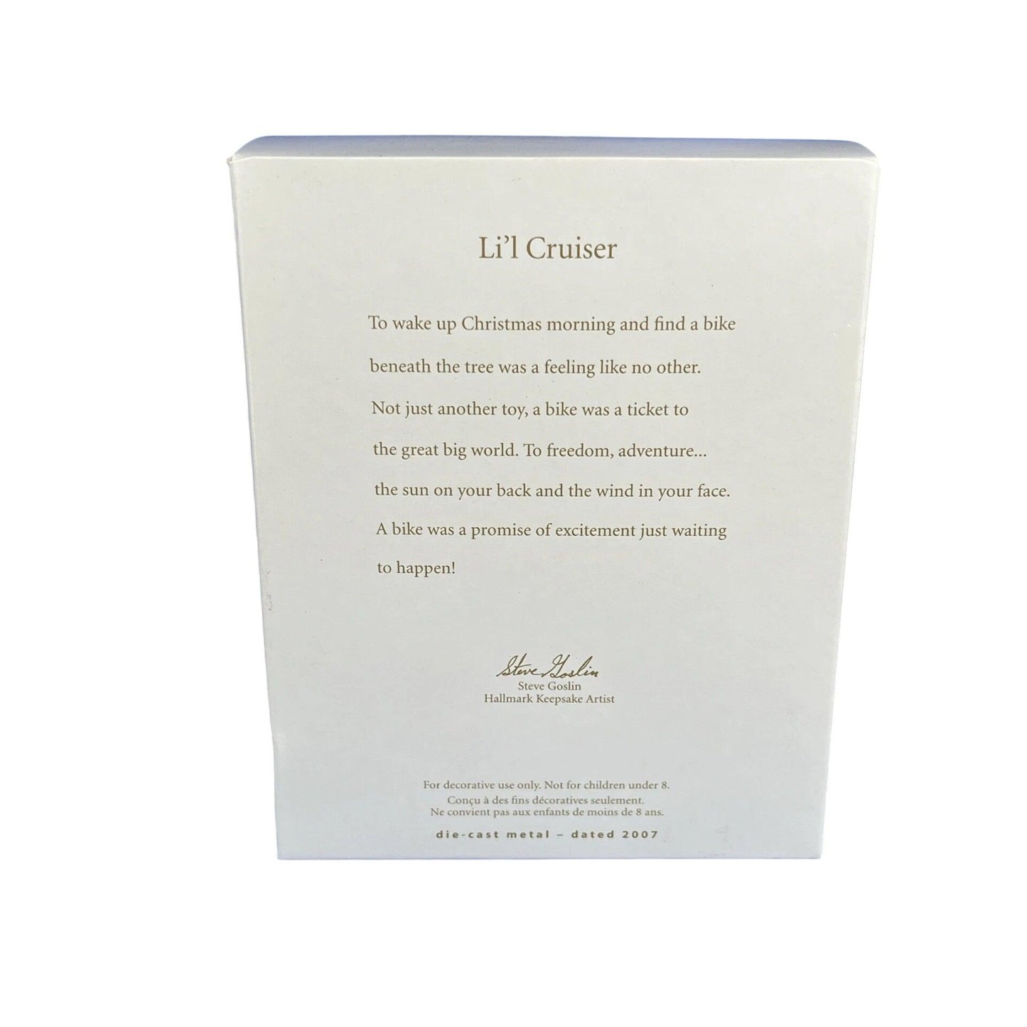 2007 Li'l Cruiser Hallmark Ornament (Bicycle) QXG7247