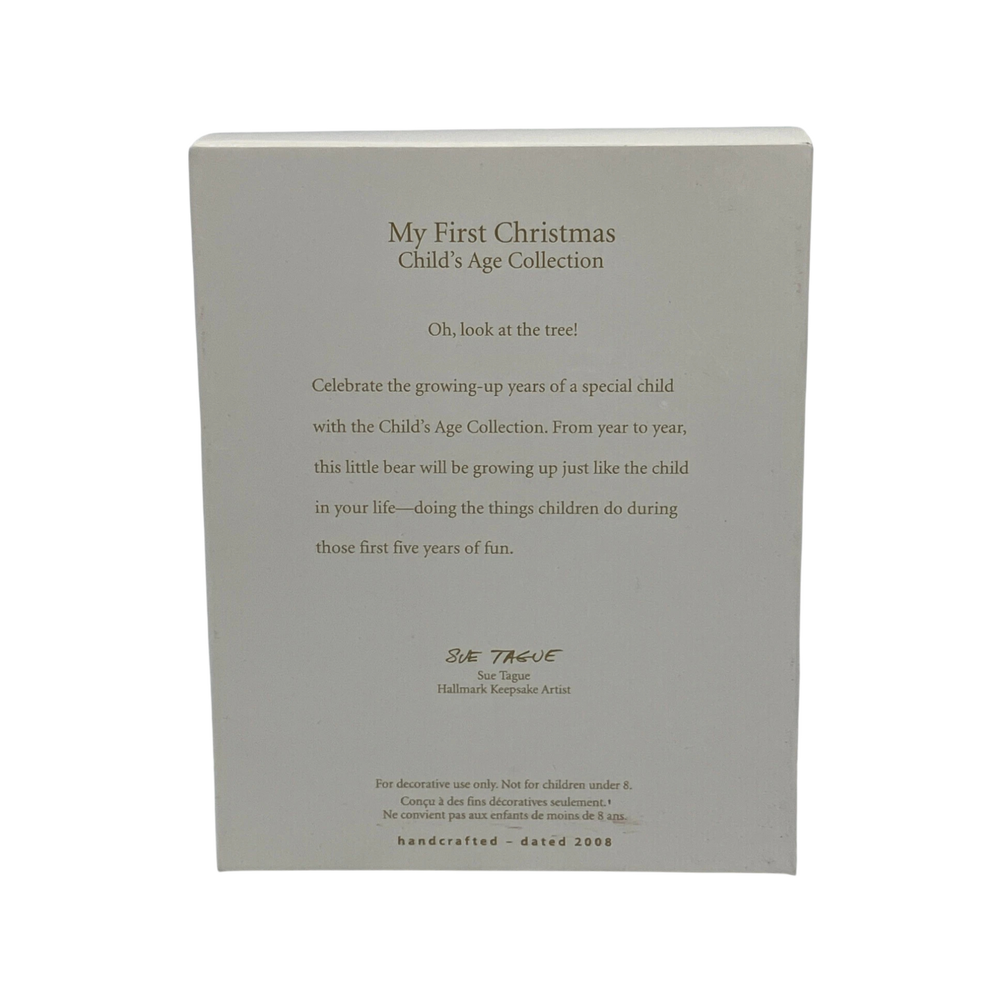 2007 My First Christmas Hallmark Ornament (Child's Age Collection) QXG6264