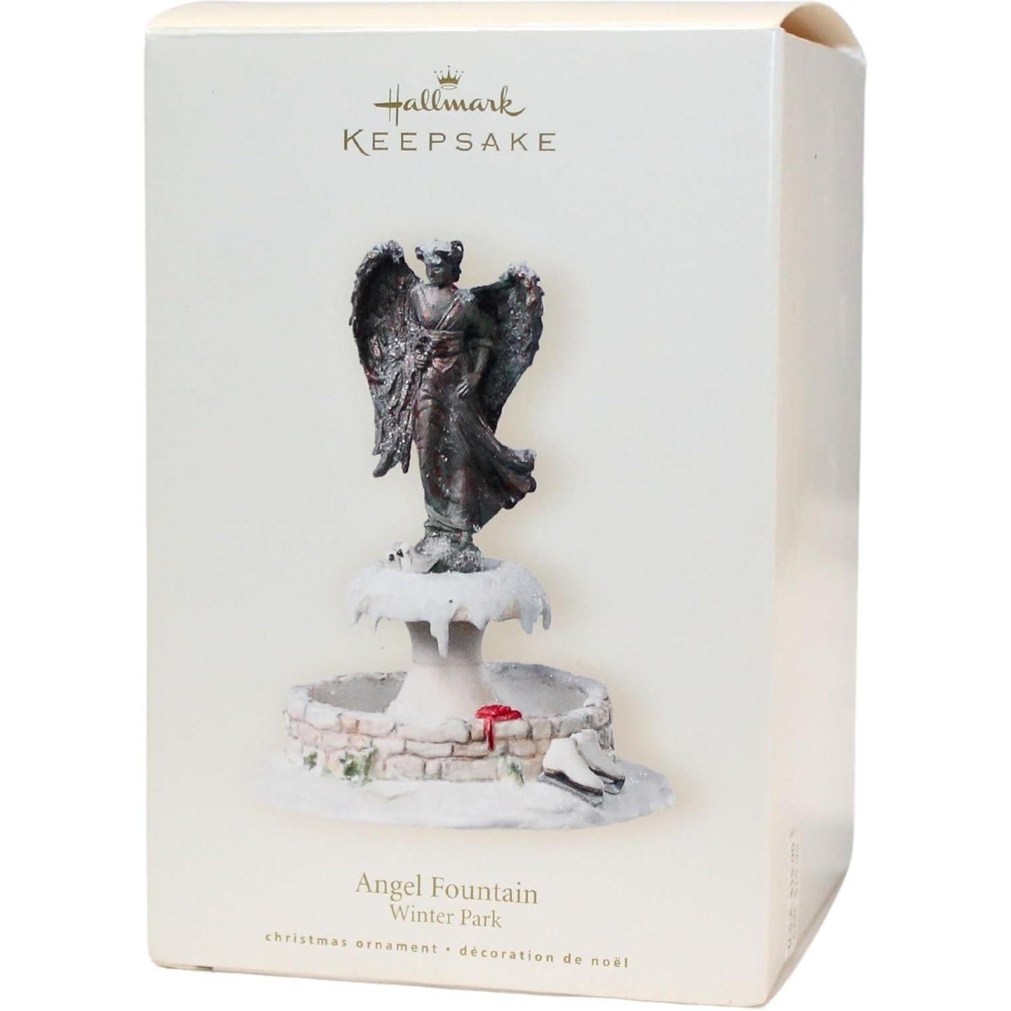 2007 Angel Fountain Hallmark Ornament (Winter Garden) QP1219