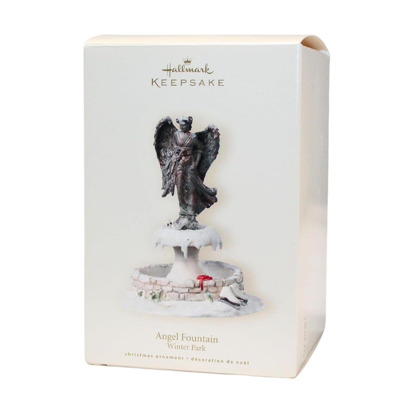 2007 Angel Fountain Hallmark Ornament (Winter Garden) QP1219