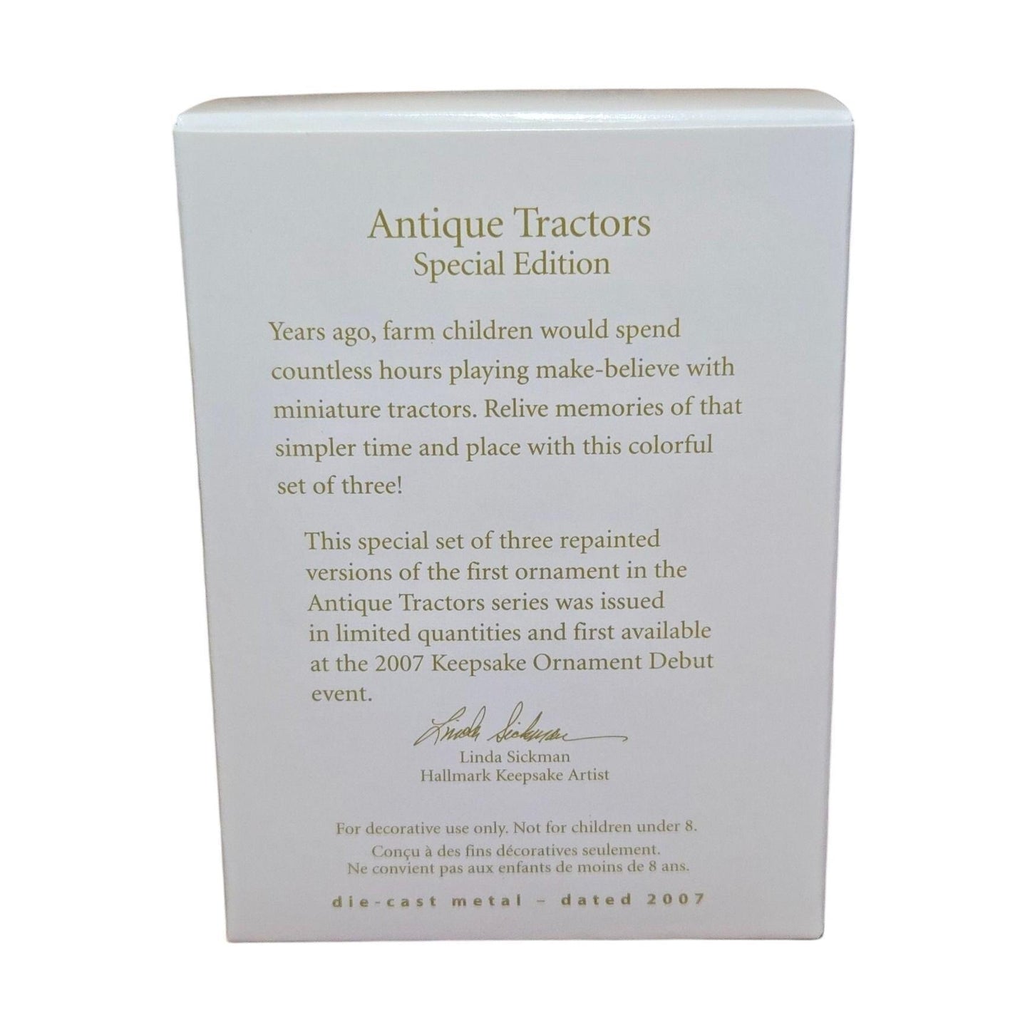 2007 Antique Tractors Hallmark Ornament (Special Edition) QXE9109