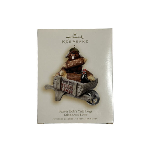 2007 Beaver Bob's Yule Logs Hallmark Ornament (Kringlewood Farms) QP1927