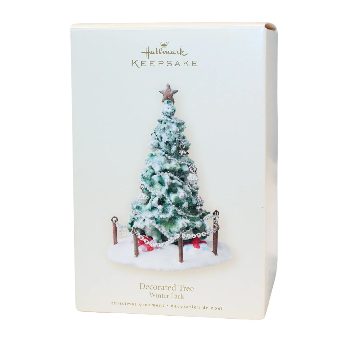 2007 Decorated Tree Hallmark Ornament (Winter Garden) QP1209