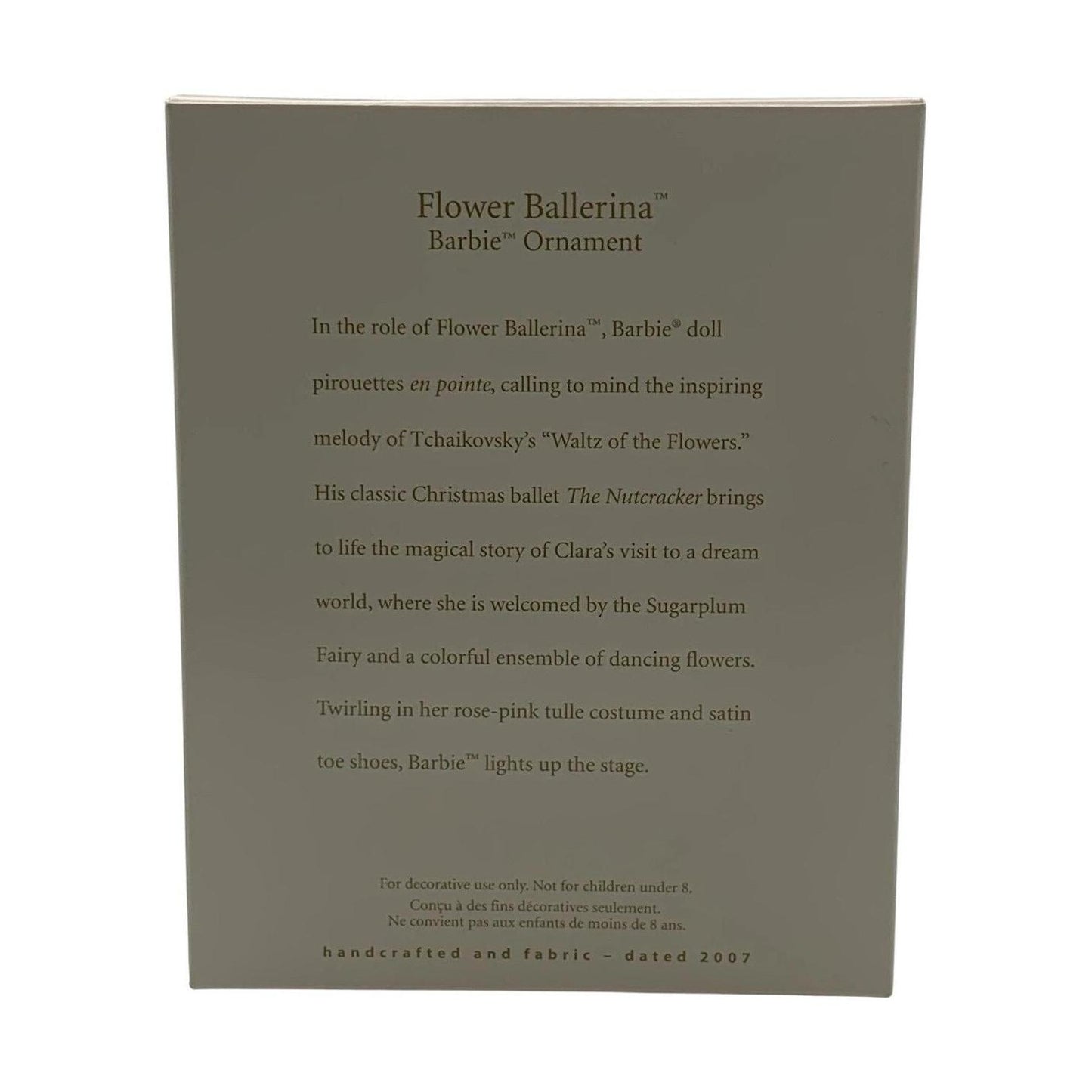 2007 FlowerBallerina Hallmark Ornament (Barbie) QXI2029 Image4