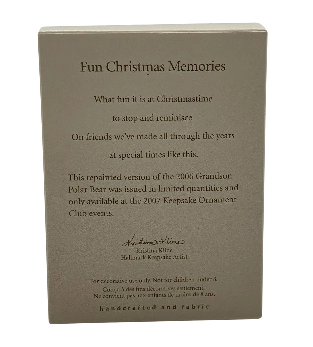 2007 Fun Christmas Hallmark Ornament (Polar Bear) QXC2993 Image4