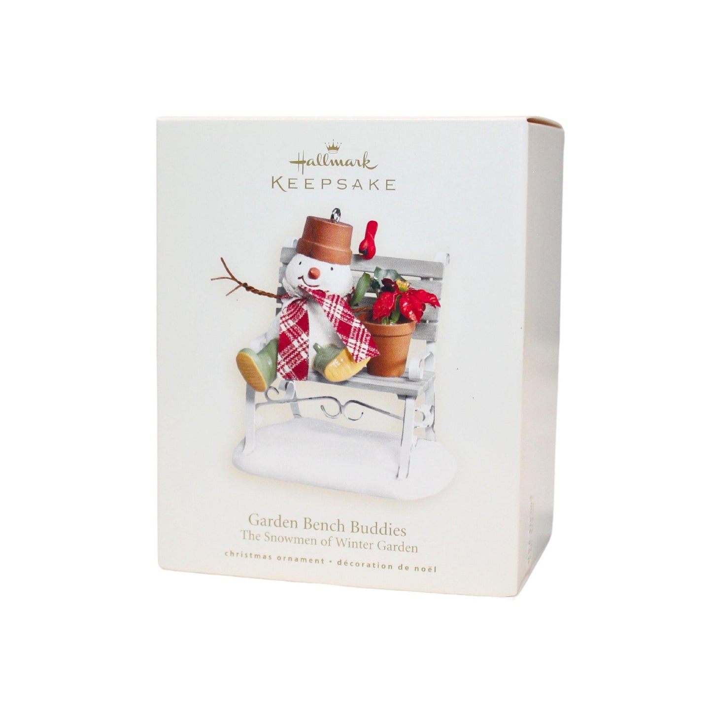 2007 Garden Bench Buddies Hallmark Ornament (The Snowmen of Winter Garden) QP1607
