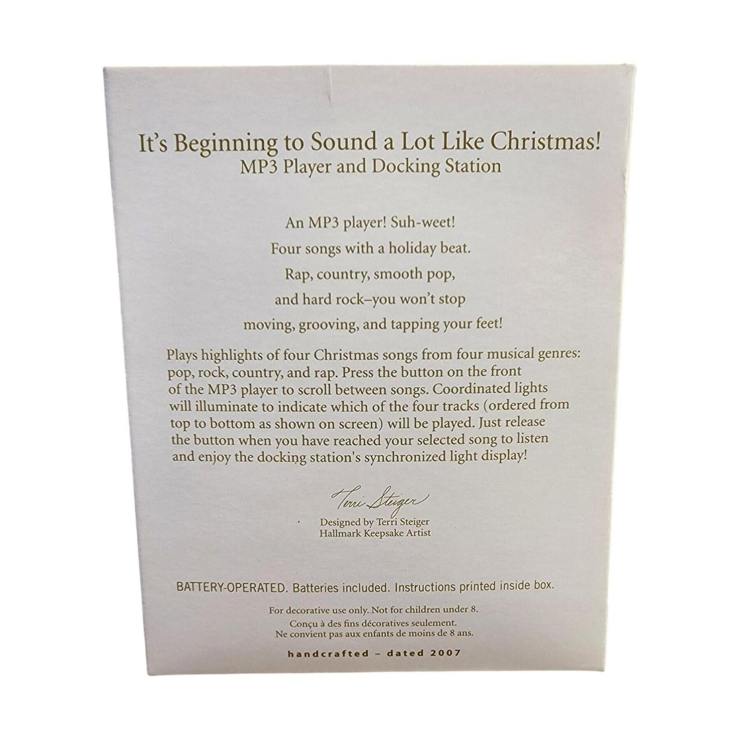 2007 It's Beginning to Scout a Lot Like Christmas! Hallmark Ornament (Music) QXG2209