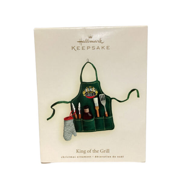 2007 King of the Grill Hallmark Ornament (Apron) QXG2129