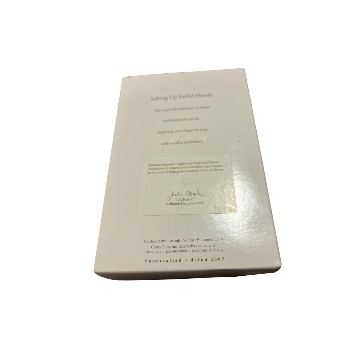 2007 Lifting Up Joyful Hands (Angels) Hallmark Ornament QXG7197 Image7