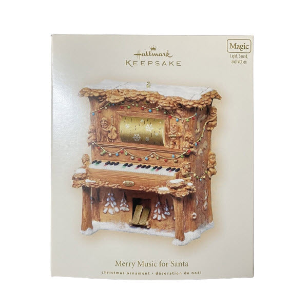 2007 Merry Music for Santa Hallmark Ornament (Piano) QXG7229