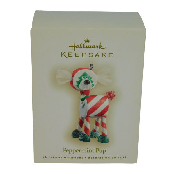 2007 Peppermint Pup Hallmark Ornament (Candy) WD4095