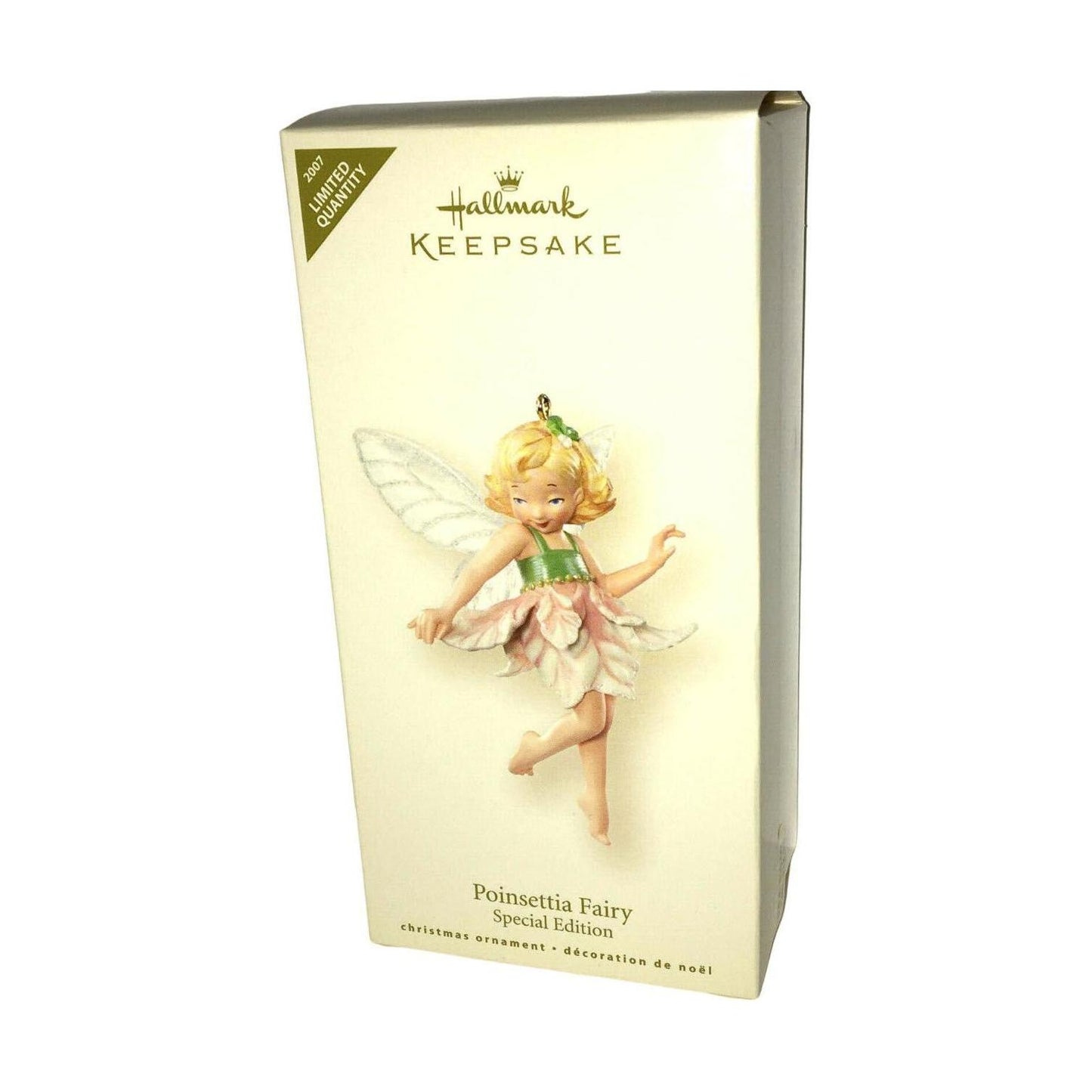 2007 Poinsettia Fairy Hallmark Ornament (Fairy Messengers) QXE9019