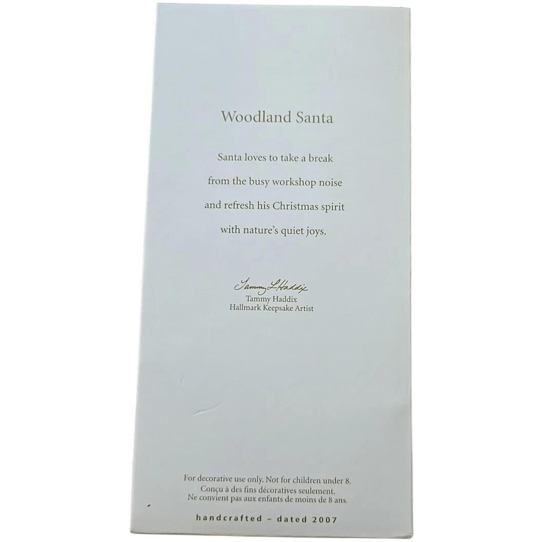 2007 Woodland Santa Hallmark Ornament (Santa Claus) QXG7109