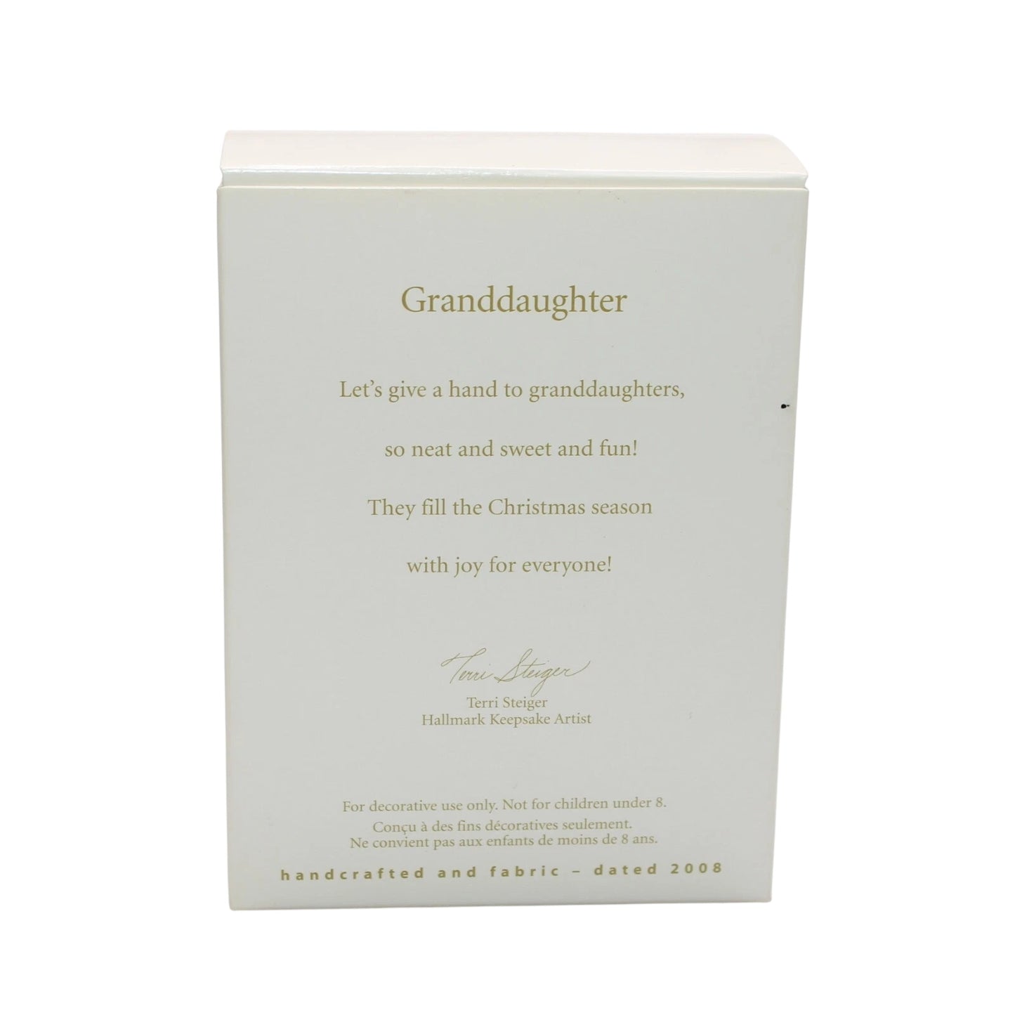 2008 GrandDaughter Hallmark Ornament (GrandDaughter) QXG6194