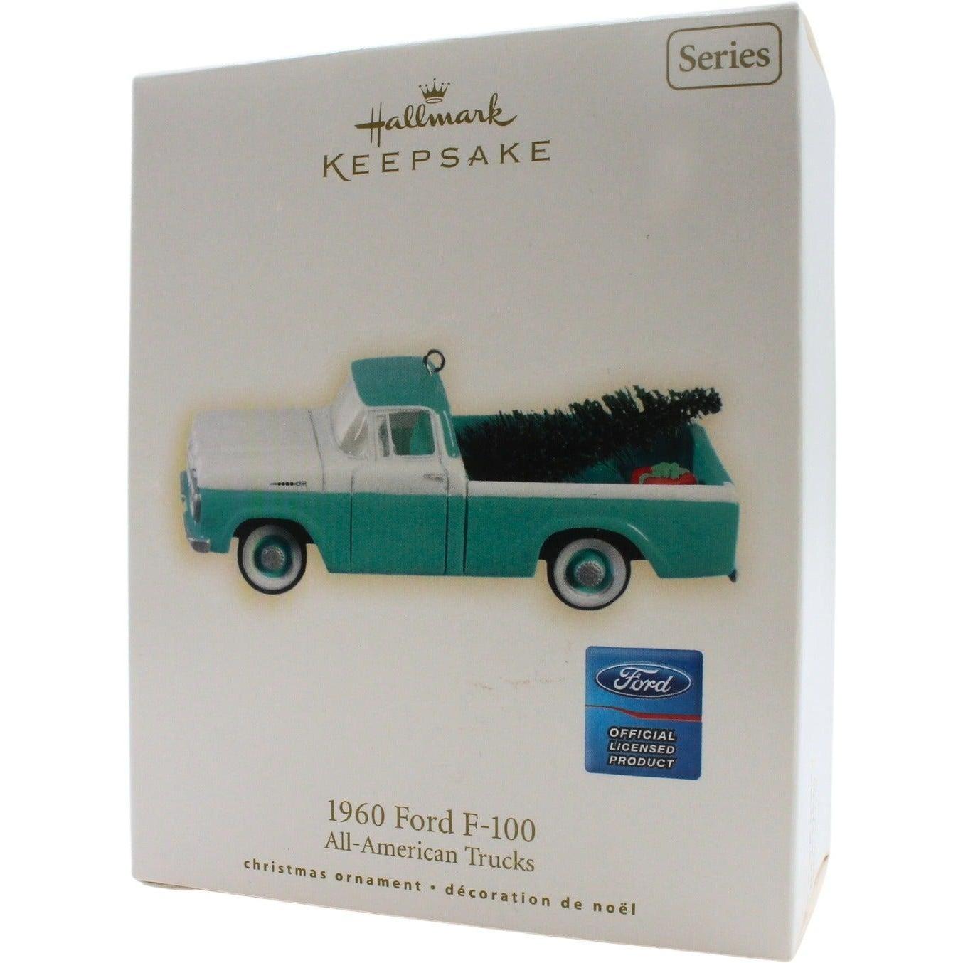 2008 Hallmark Ornament (1960) Ford F-100 Hallmark Ornament (All-American Trucks) QX2884