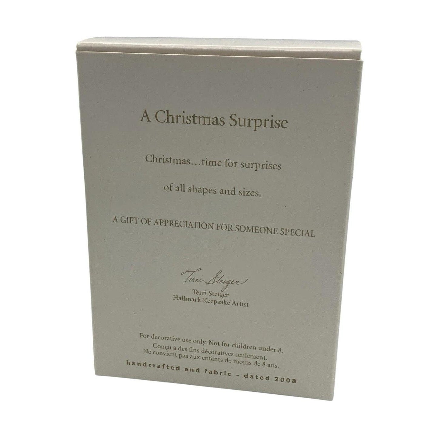 2008 A Christmas Surprise Hallmark Ornament (Mittens) AD4300AI Image4