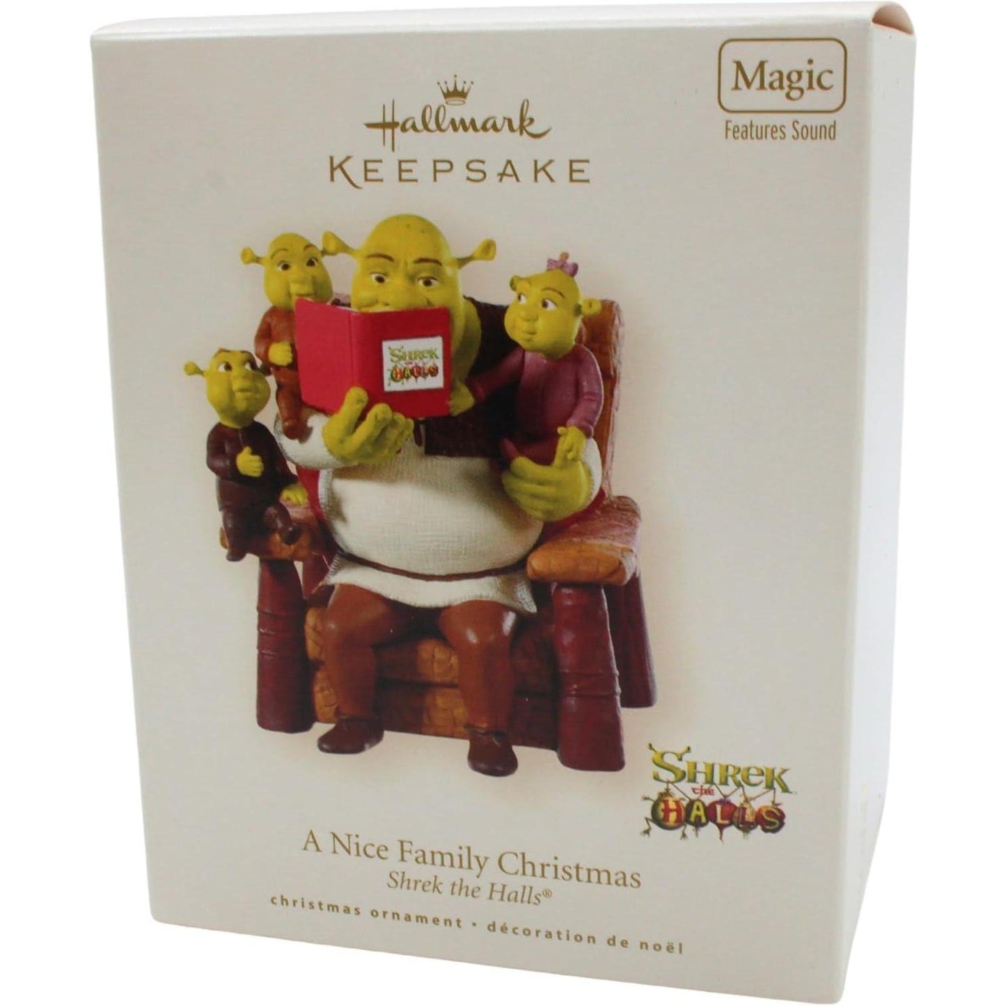 2008 A Nice Family Christmas Hallmark Ornament (Shrek) QHC4044
