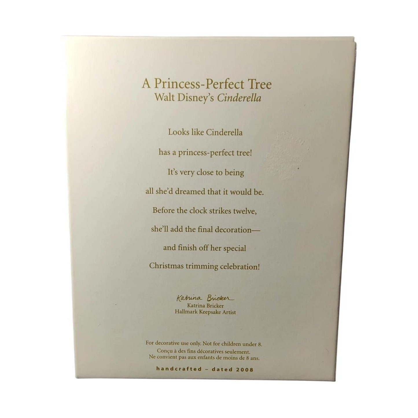 2008 A Princess‑Perfect Tree Hallmark Ornament (Walt Disney's Cinderella) QXD4114 Image5