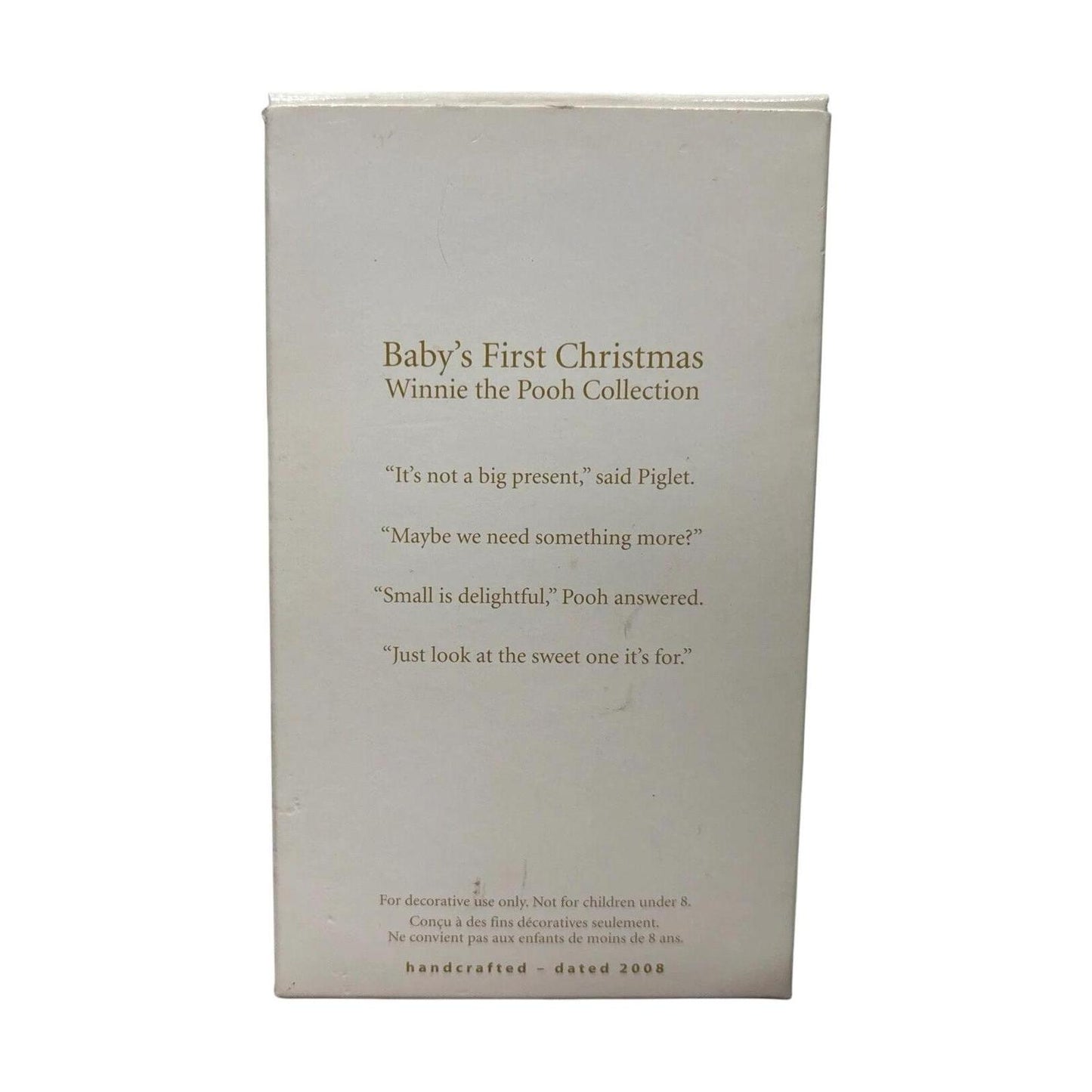 2008 Baby's First Christmas Hallmark Ornament (Winnie the Pooh) QXD6121 Image5
