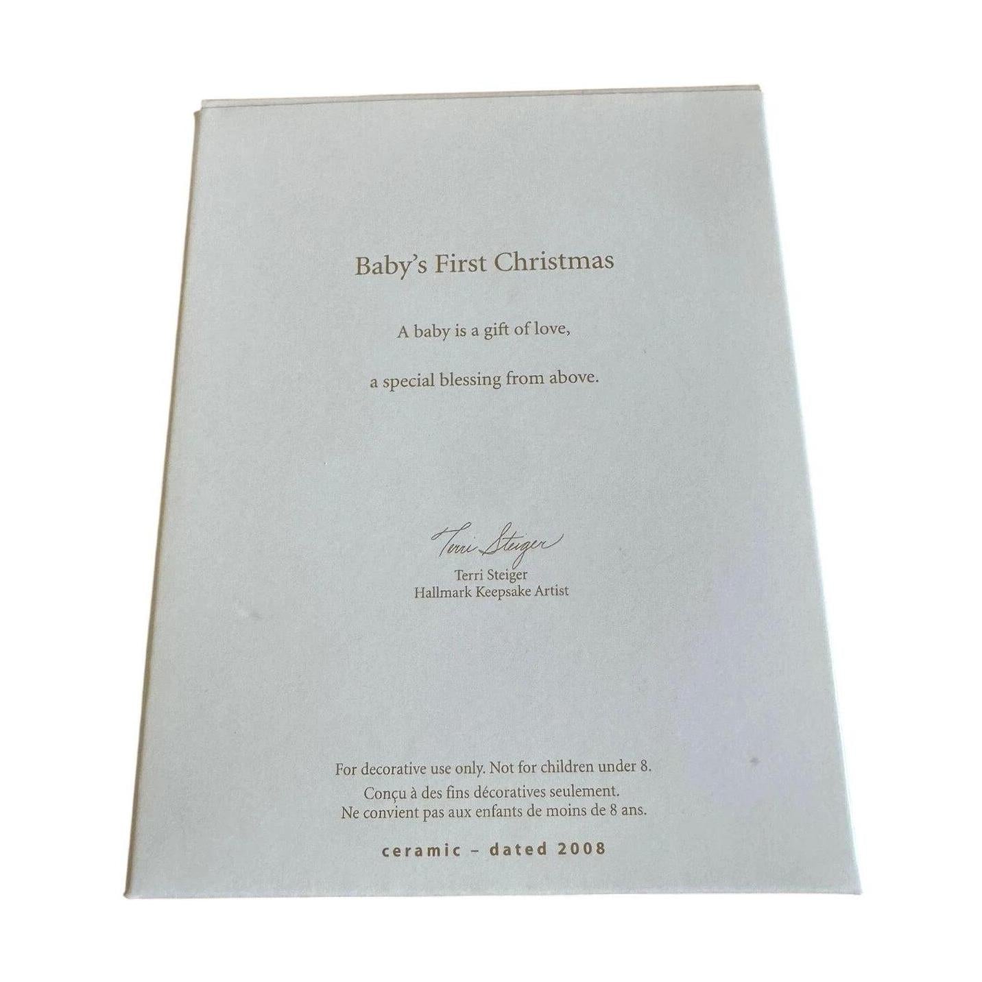 2008 Baby's First Christmas- Photo Holder Hallmark Ornament (Baby's First Christmas) QXG6411