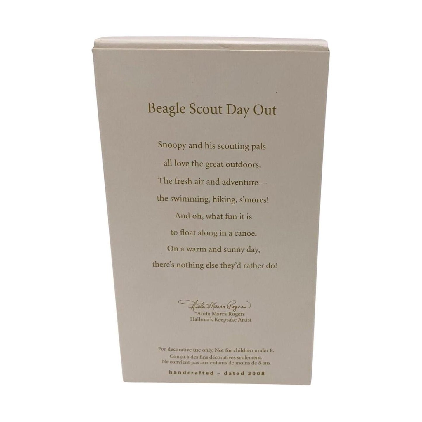 2008 Beagle Scout Day Out Hallmark Ornament (Peanuts) QXI4201