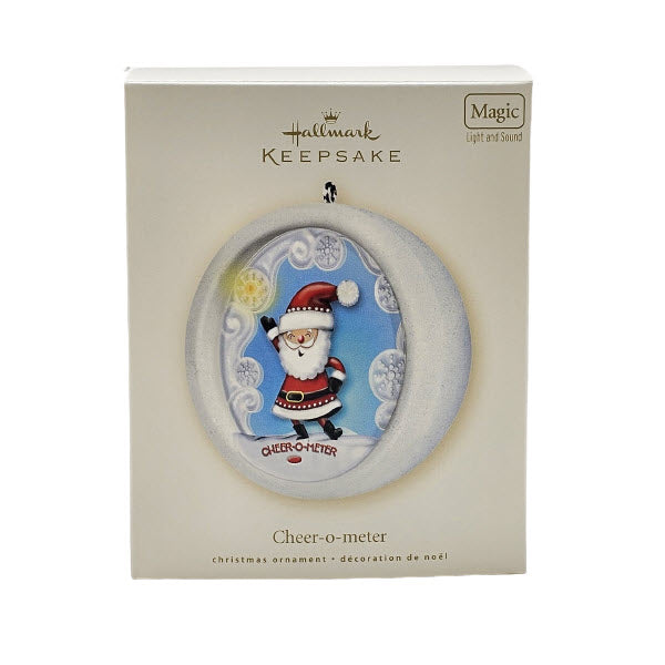 2008 Cheer-o-meter Hallmark Ornament (Santa Claus) QHF3031