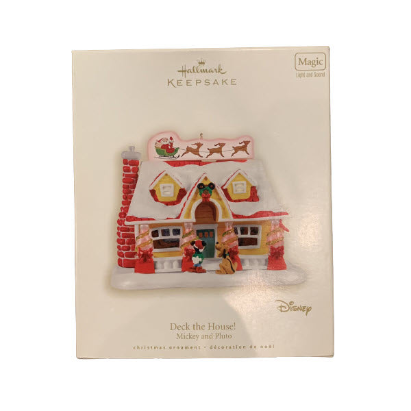2008 Deck the House! Hallmark Ornament (Mickey Mouse & Friends) QXD4071