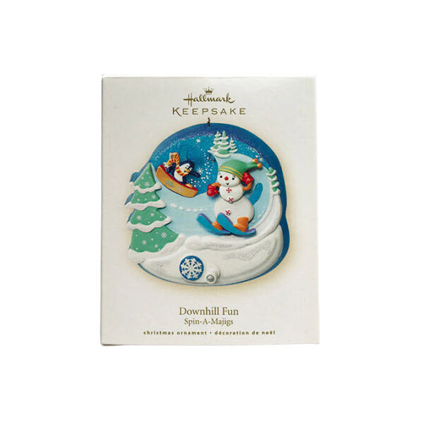 2008 Downhill Fun Hallmark Ornament (Spin-A-Majigs) QP1124