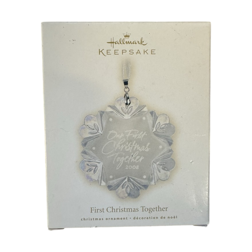 2008 First Christmas Together Hallmark Ornament (Snowflake) QXG6261