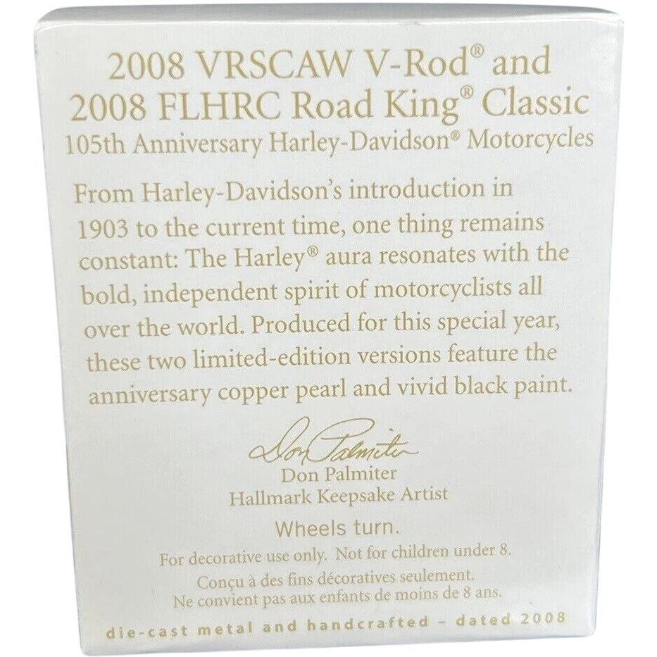 2008 FLHRC Road King Classic 105th Anniversary Miniature (Harley‑Davidson)