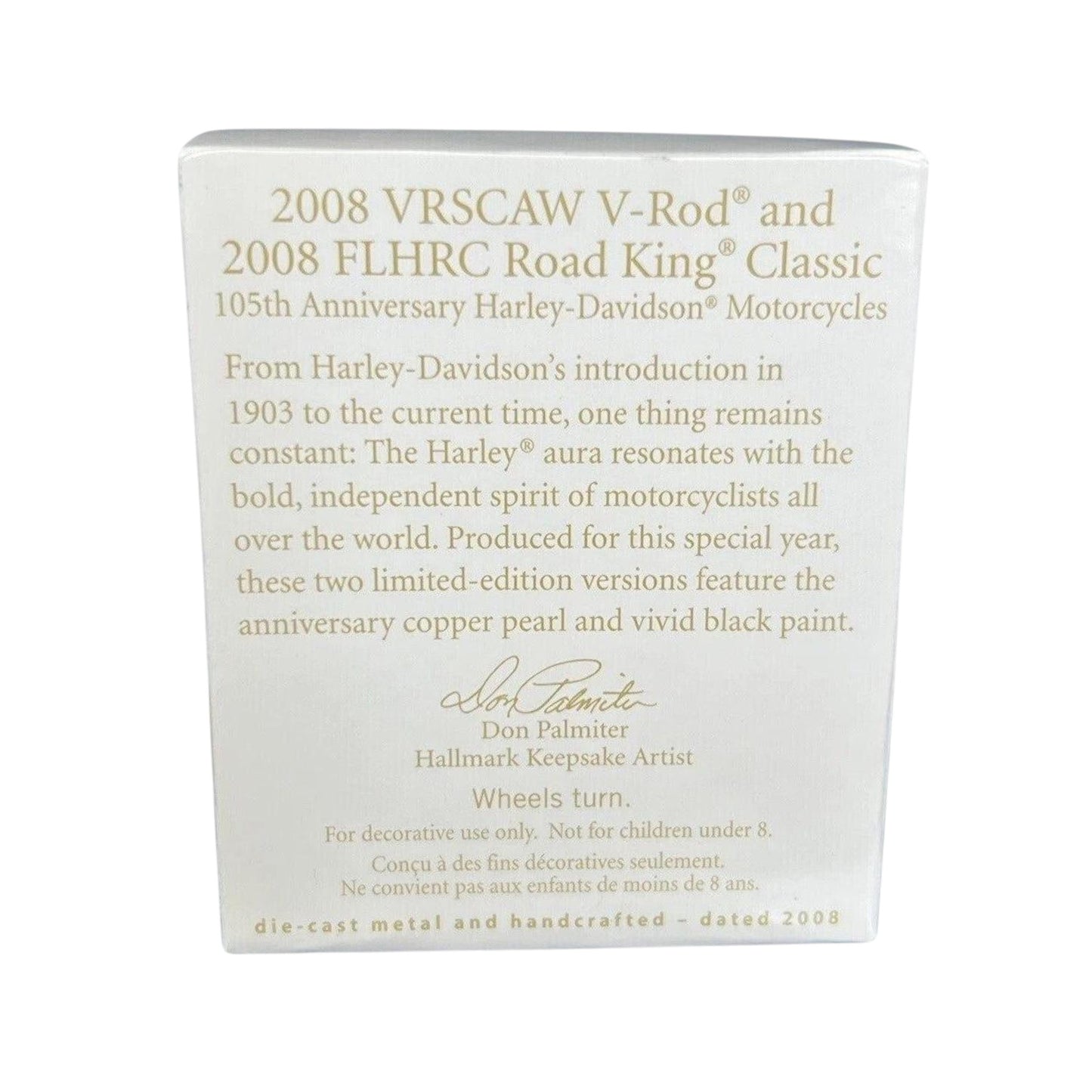 2008 FLHRC Road King Classic 105th Anniversary Miniature (Harley‑Davidson)