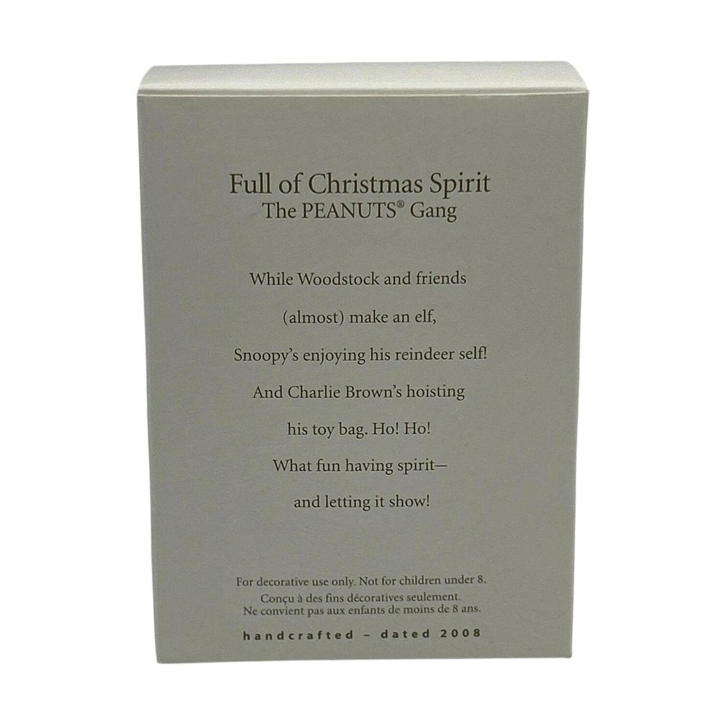 2008 Full of Christmas Spirit Hallmark Ornament (Peanuts) QXM8121 Image7