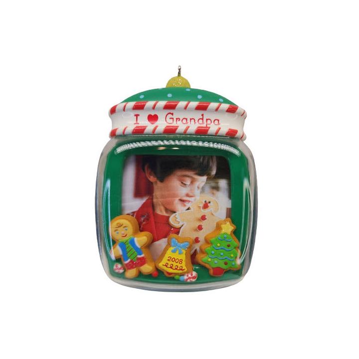 2008 I Love Grandpa Hallmark Ornament (Photo Holder) QXG6161