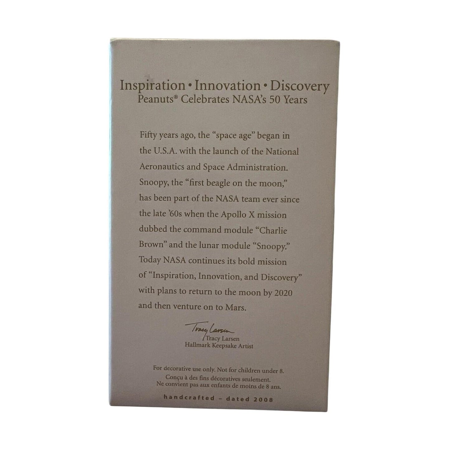 2008 Inspiration * Innovation * Discovery Hallmark Ornament (Peanuts) QK4374 Image7