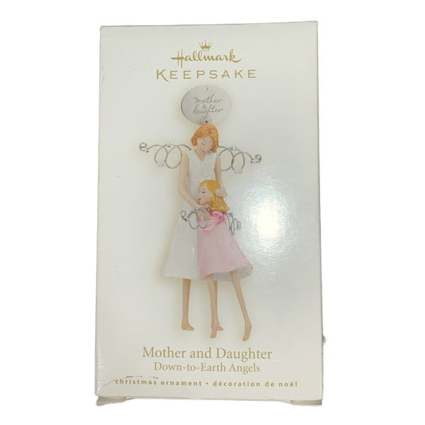 2008 Mother and Daughter Hallmark Ornament (Down to Earth Angels) QXG6481
